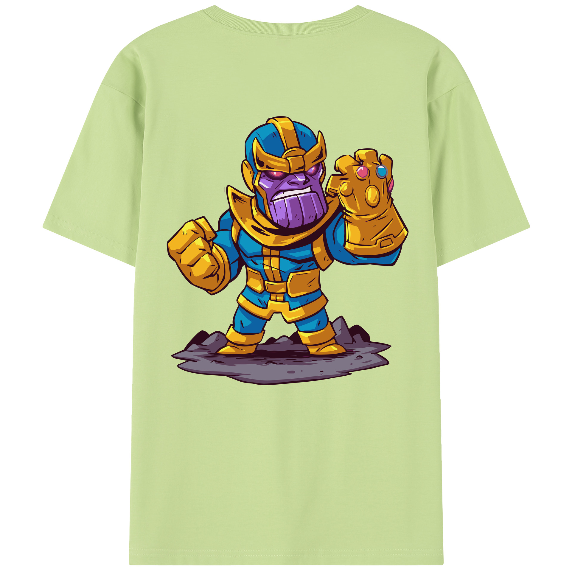 （画像用） アベンジャーズ The Avengers 綿100％半袖Tシャツ（背面プリント）